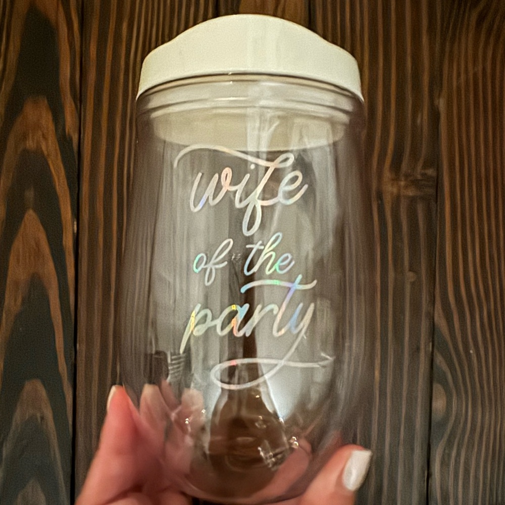 Wife of the party tumbler